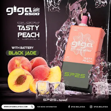 Giga - Tasty Peach with Black Jade-image}