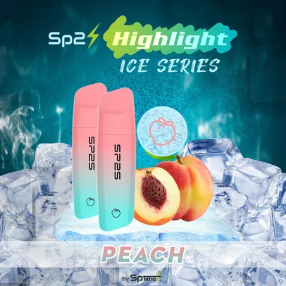 Highlight Icy Series - Peach (3000 Puffs)-image