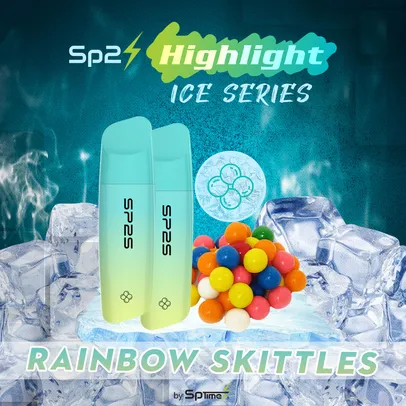 Highlight Icy Series - Rainbow Skittles (3000 Puffs)-image