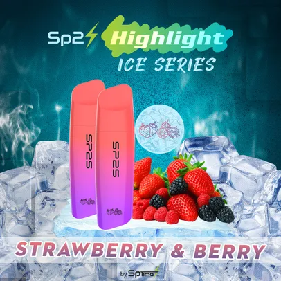 Highlight Icy Series - Strawberry & Berry (3000 Puffs)-image