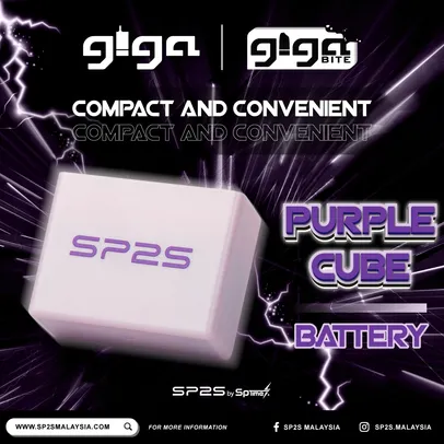 Giga Battery Cube - Purple Cube-image