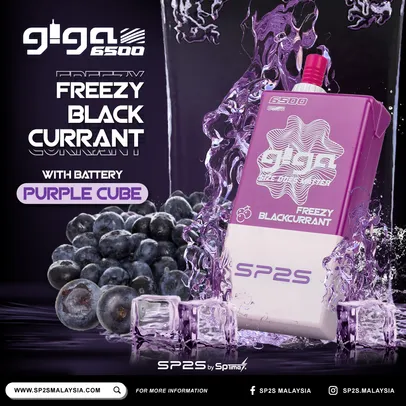 Giga - Freeze Blackcurrant with Purple Cube-image