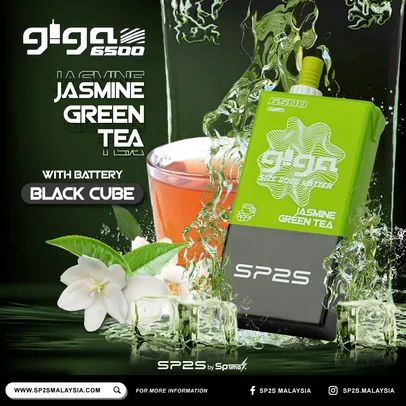 Giga - Jasmine Green Tea with Black Cube-image